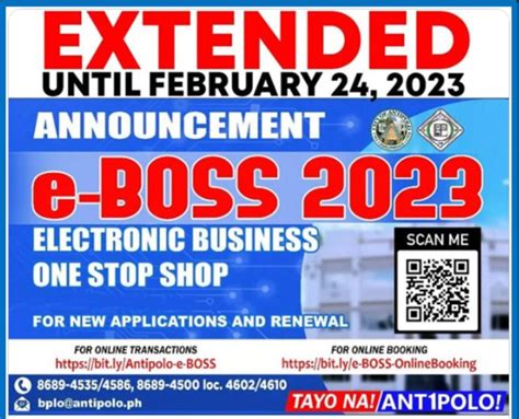 antipolo city gov announcement|Antipolo City LGU extends deadline for online business permit applicati.